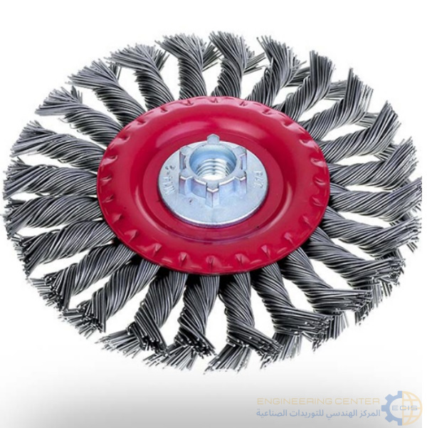 فرشة سلك دائرية مجدولة 6 بوصة حديد JAZ اسباني