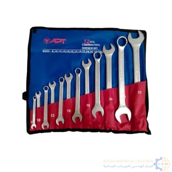 طقم مفتاح بلدي مشرشر 32/8مم 12 قطعة APT GCF-305