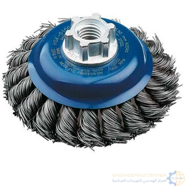 فرشة طبق 4 بوصة مجدولة استانلس موديل JAZ-  HSK0100QM14 اسباني