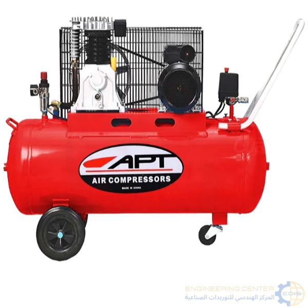 كمبروسور 100 لتر 2 حصان سير احمر SG2055B-100L-2HP صناعي APT