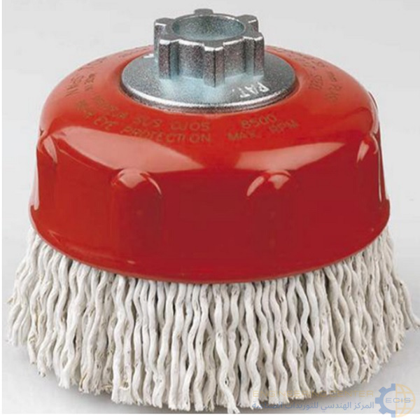 فرشة سلك كباية حرة سلكة مكسية 4 بوصة موديل JAZ  TOP1000WM14 اسباني