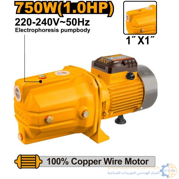 ماتور مياه 1 حصان  750 وات JP07508 انكو