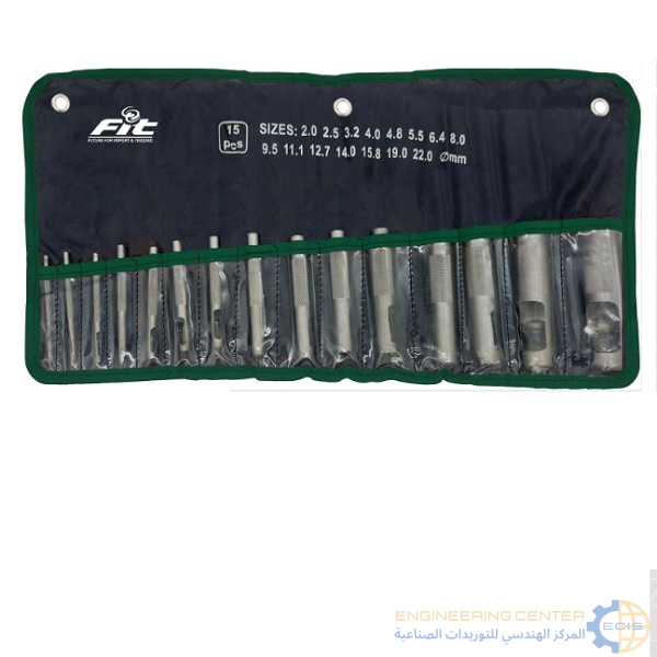 طقم زنبة تخريم جوانات 15ق من2-22مم FIT