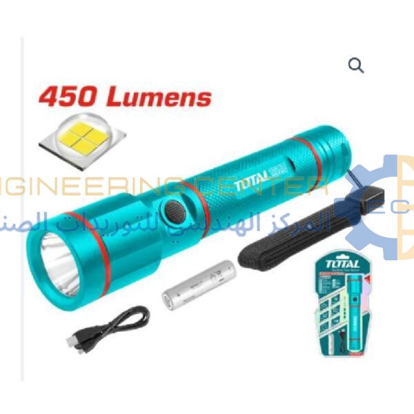 كشاف ليد ببطارية وشاحن TCFL1865051 توتال