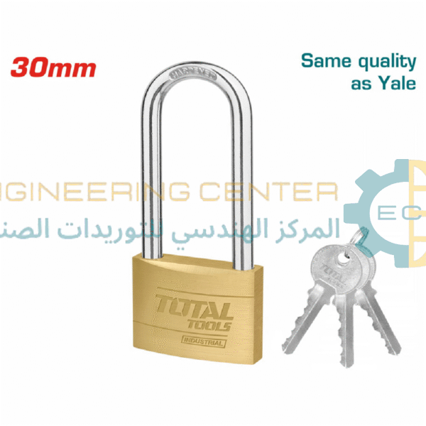 قفل نحاس زور طويل 30 مم توتال