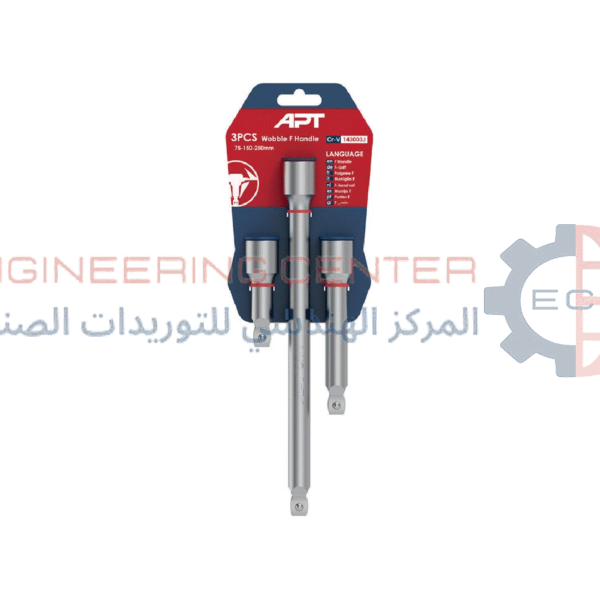 طقم وصل لقم4/1 بوصة 3-6-10مم 3 قطع APT