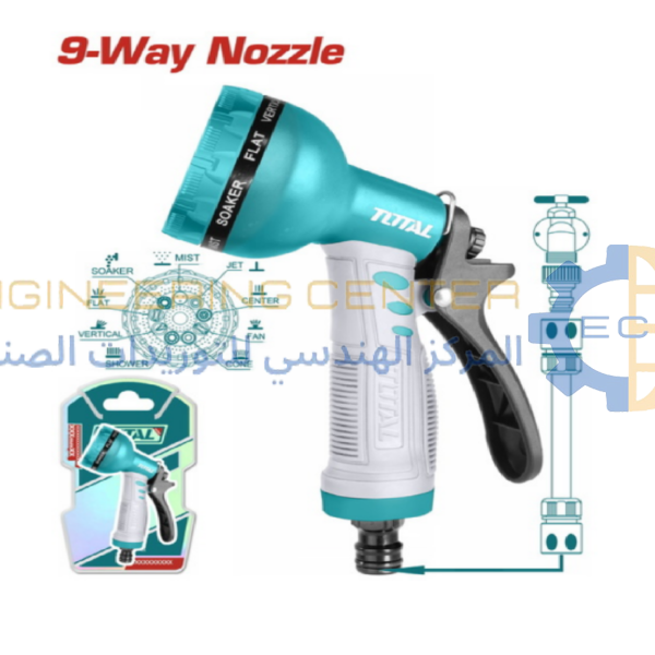 مسدس رش مياه مصفاة توتال