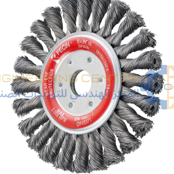 فرشة سلك دائرية 6 بوصة مجدولة FECIN