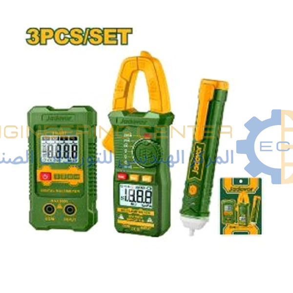 طقم كلامب امبير 200 امبير + افوميتر 600 فولت + قلم اعطال JADEVER