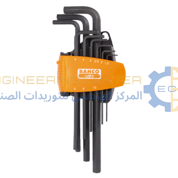 طقم الن مسدس طويل 9 قطع من 10/1.5 مم BAHCO