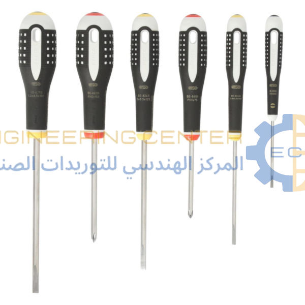 طقم مفكات عادة + صليبة 6 قطع BAHCO اسباني