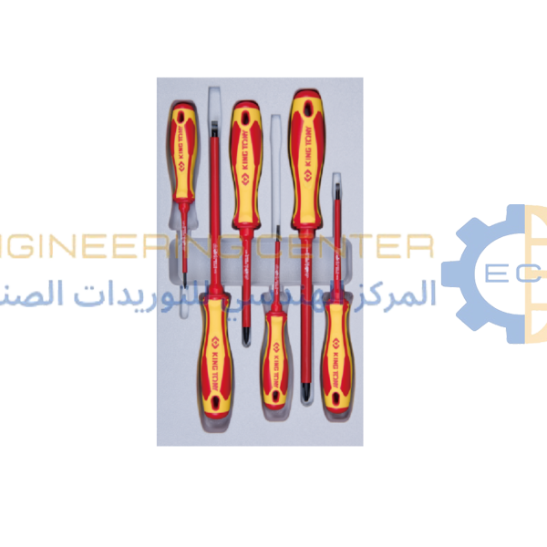 طقم مفكات معزول 1000 فولت عادة + صليبة 7 قطع STANLEY