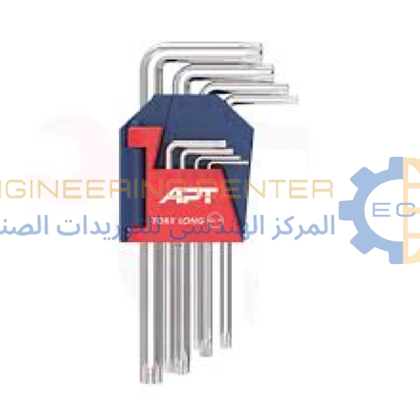 طقم الن نجمة قصير 9 قطع T50/T10 موديل APT AH551511-9/CrV