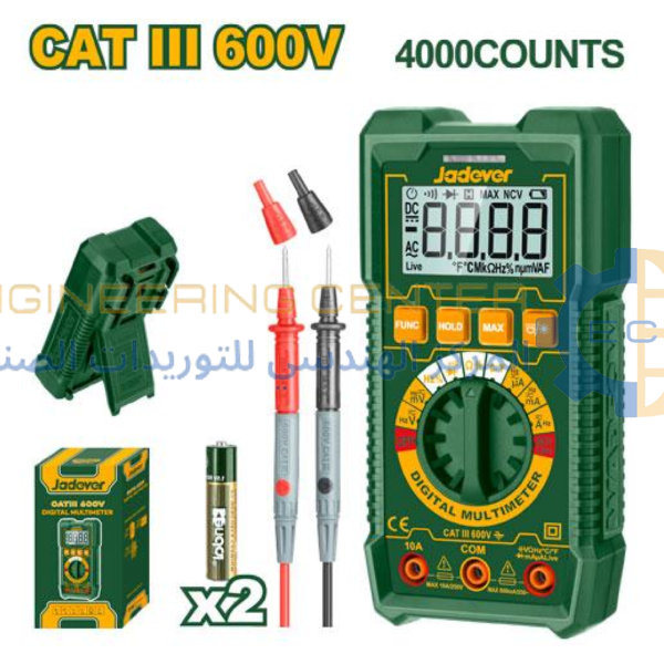 افوميتر ديجيتال 600 فولت JADEVER JDDM2501
