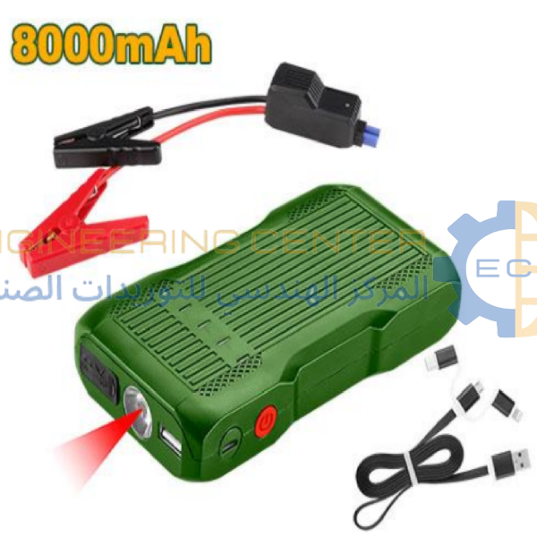 باور بنك سيارة بطارية 8000ملي امبير  دفعة 200/400 امبير JADEVER JDLY1508