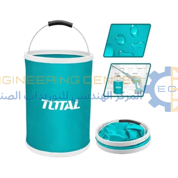 جردل قماش قابل للطي يد معدن 15 لتر TGTFB15 توتال