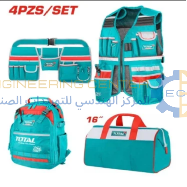 طقم شنط عدة قماش 4 ق TOS230912 توتال