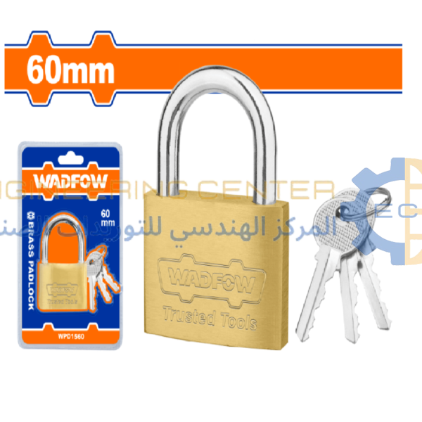 قفل نحاس 60مم وادفو WADFOW m.WPD1460